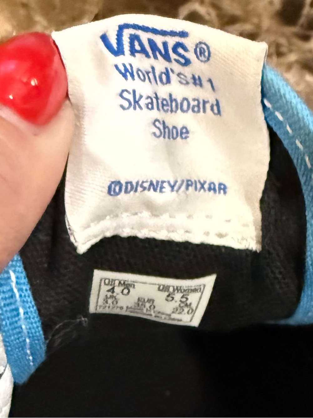 ‼️RARE‼️VansXDisney Pixar TOY STORY Aliens Glow-In-The-Dark Sneakers W 5.5, M 4 - Picture 2 of 13